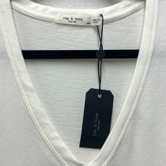 RAG AND BONE White Phoenix Tee - Picture 3 of 11